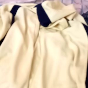 Yellow and black zip up